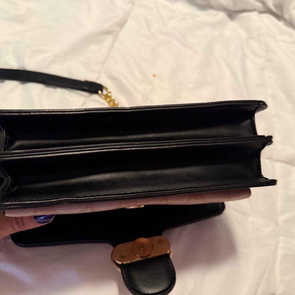 Coach Boutique Dark Brown and Tan with Gold Chain Purse - Picture 8 of 8
